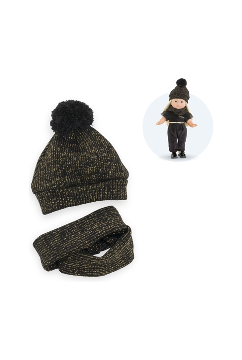 Bonnet et Snood Couture pour poupée ma Corolle 1