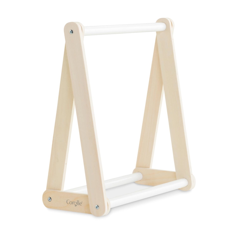 Portant de Vêtements en bois, Corolle -