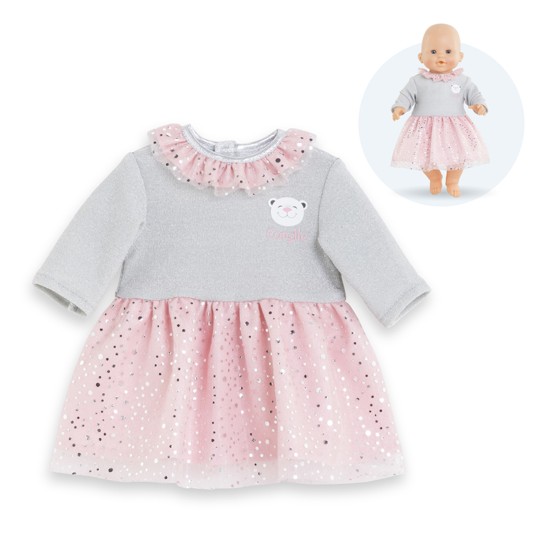 Corolle - Robe Soir de Fête pour poupon 36cm, Corolle - Mixte - Dès 2 ans