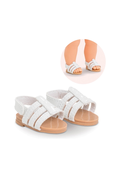 Sandales blanches pour poupée ma Corolle