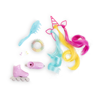 Ensemble Accessoires Coiffure Arc-en-ciel pour poupée Corolle Girls, Corolle 1