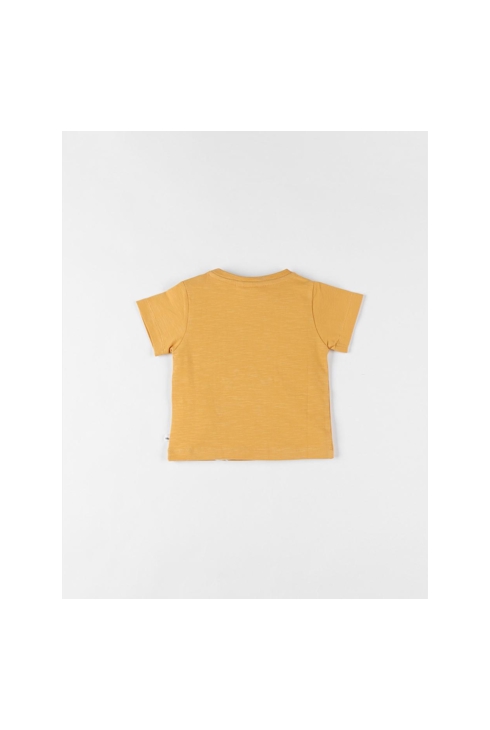 T-shirt dino à manches courtes ocre, Noukie's