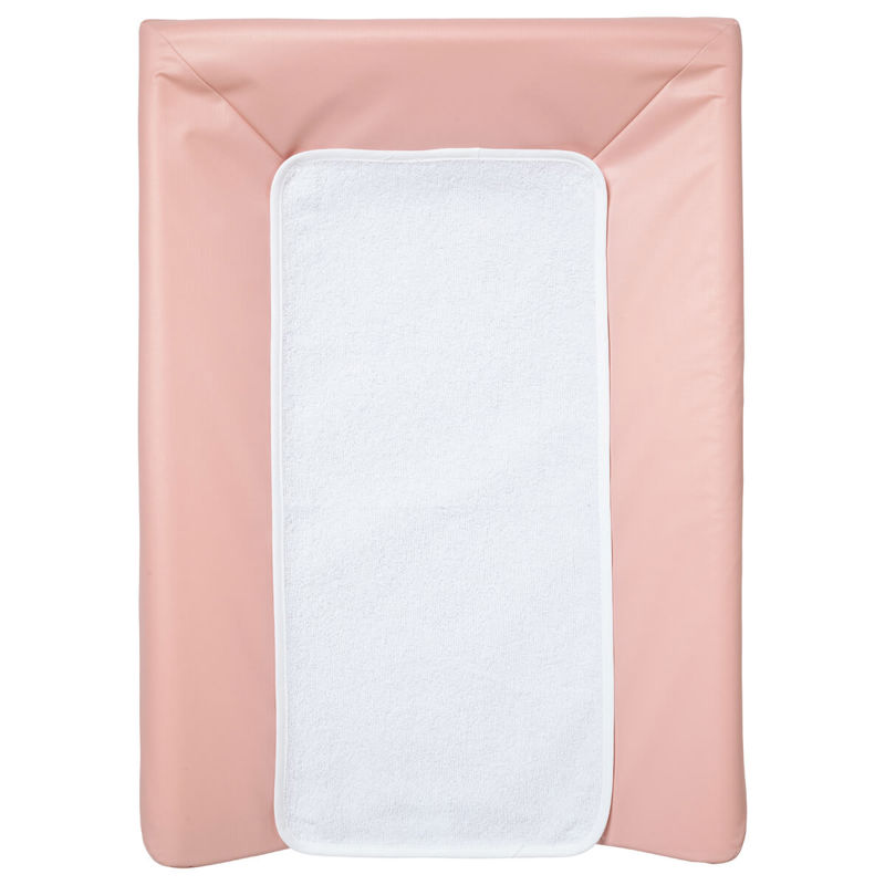 Matelas à langer luxe et serviette 50x70 cm vieux rose, Babycalin -
