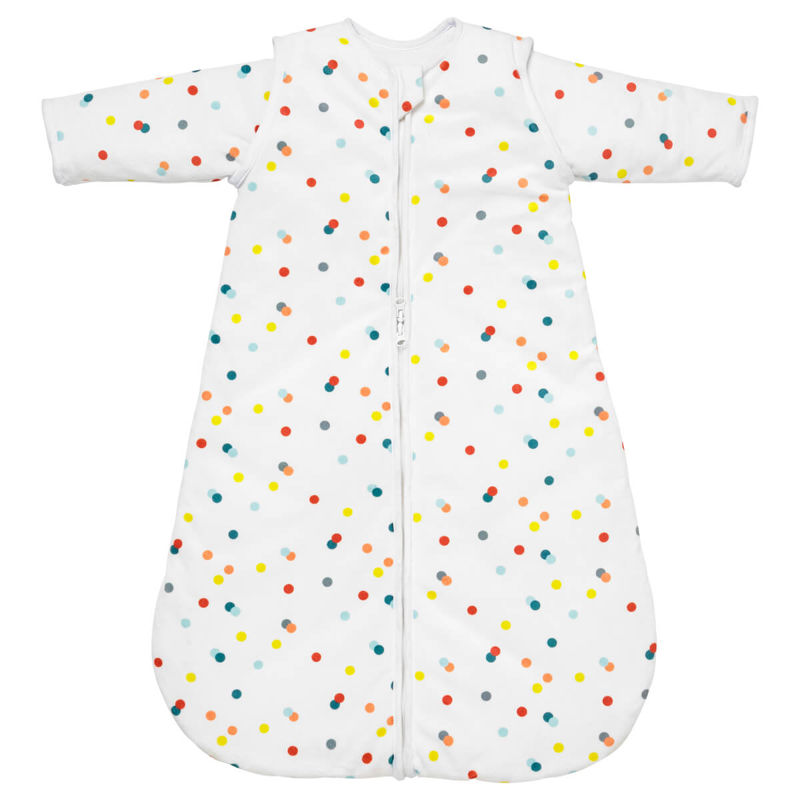 Gigoteuse naissance hiver à manches 65 cm Pois, Babycalin -