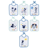 Lot de 7 bavoirs naissance journaliers 20x25 cm Mickey Cool, Disney Baby