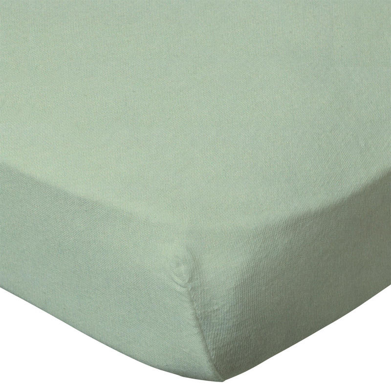 Baby Calin - Drap housse uni 70x140 cm Vert Amande, Babycalin -