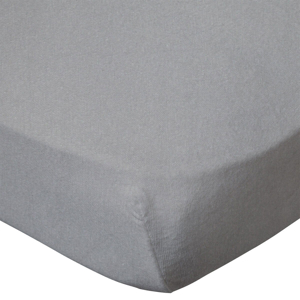 Drap housse uni 70x140 cm Gris, Babycalin 1