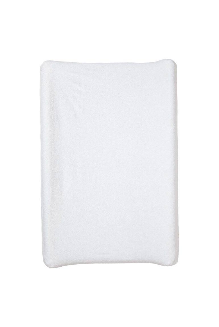Housse matelas à langer 50 x 70 en coton/polyester - Blanc 1
