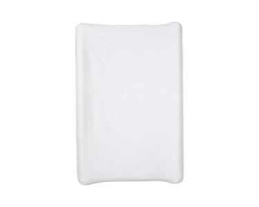 Housse matelas à langer 50 x 70 en coton/polyester - Blanc 1