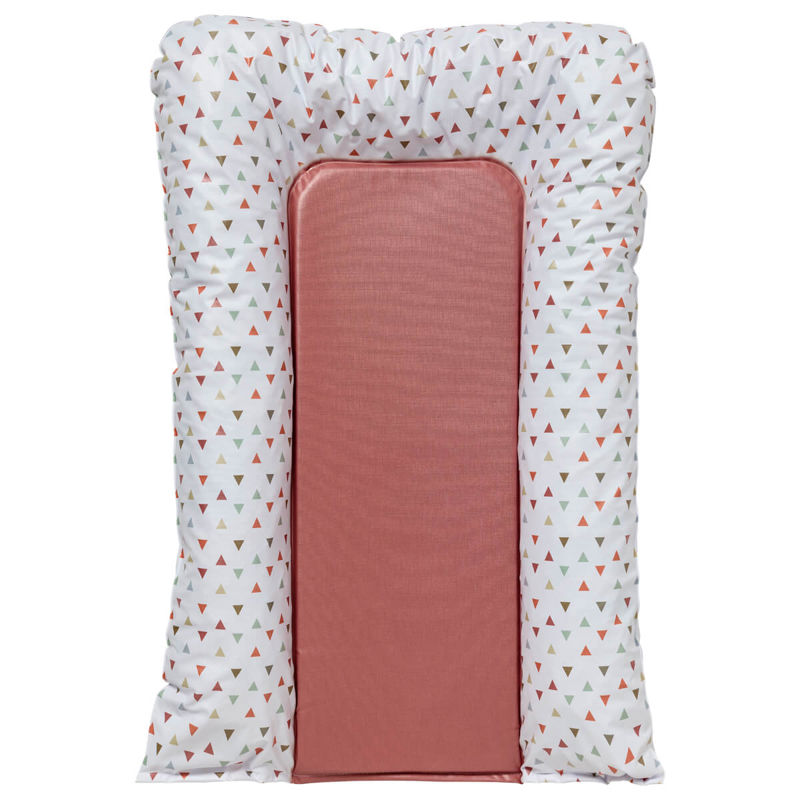 Baby Calin - Matelas à langer Flocons 50x70 cm Triangle framboise, Babycalin -