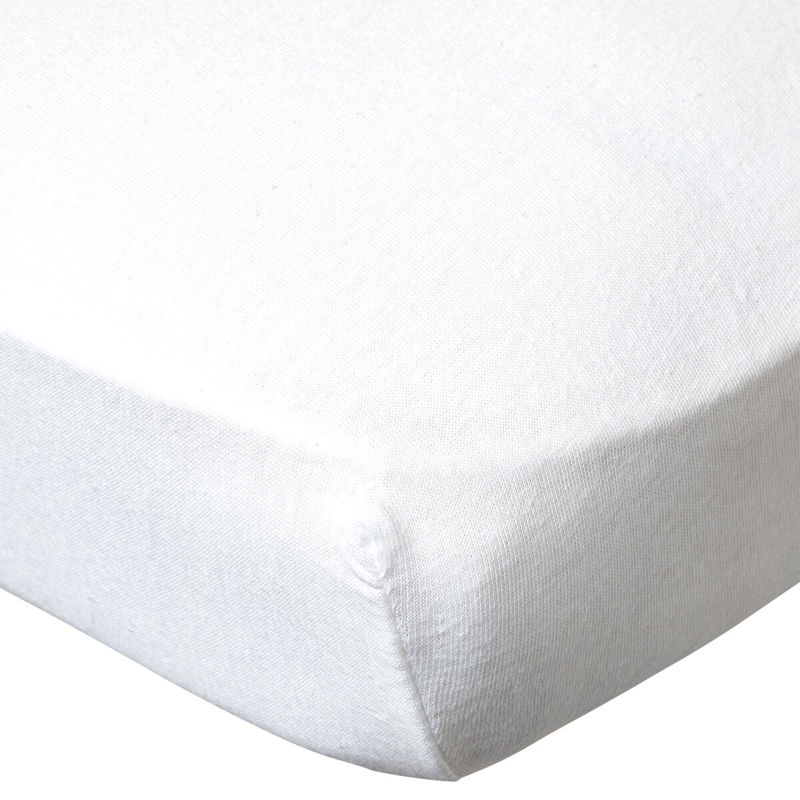 Baby Calin - Drap housse 60x120x15 cm bio Blanc, Babycalin -