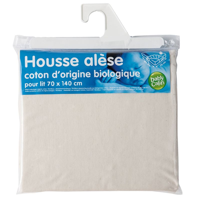 Alèse en coton bio 70x140 cm, Babycalin -