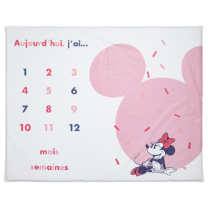 Tapis de jeu en PVC 72x92 cm avec étapes bébé Minnie Confettis, Disney Baby 1