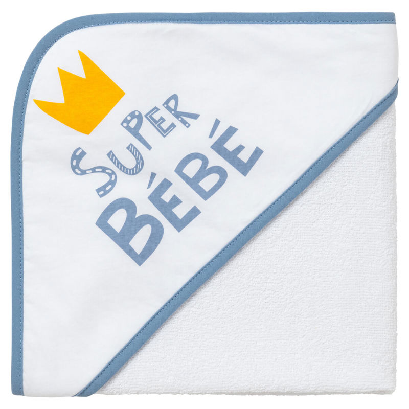 Baby Calin - Cape de bain 70x70 cm Super Bébé, Babycalin - Mixte