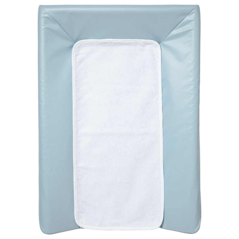 Matelas à langer Luxe + Serviette 50x70 cm Bleu gris, Babycalin -