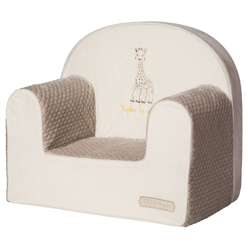 Sophie la girafe - Fauteuil enfant droit matelassé brodé Sophie la Girafe Paris 12 mois, Sophie la Girafe - - Dès 1 an