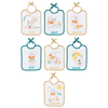 Lot de 7 bavoirs naissance journaliers 20x25 cm Winnie Retro, Disney Baby