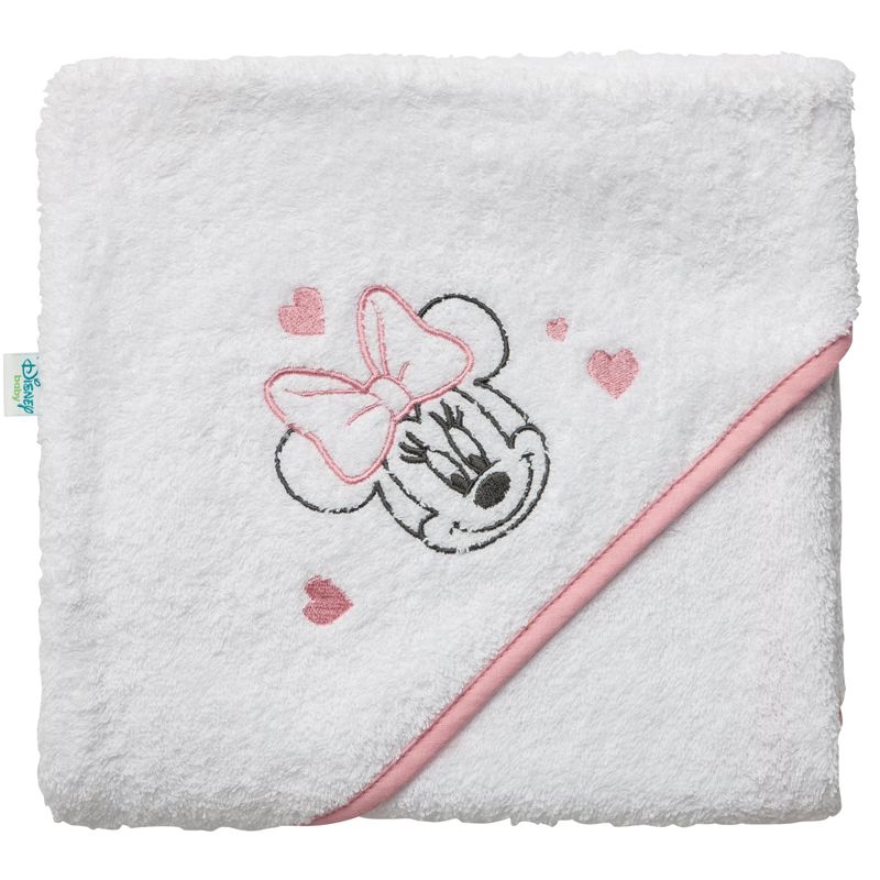 Cape de bain en éponge Disney Minnie 75x75 cm, Disney Baby -