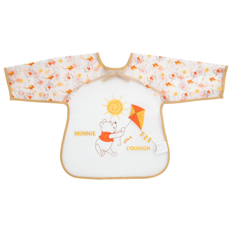 Baby Calin - Bavoir tablier 12-18 mois Winnie Retro, Disney Baby - - Dès 1 an