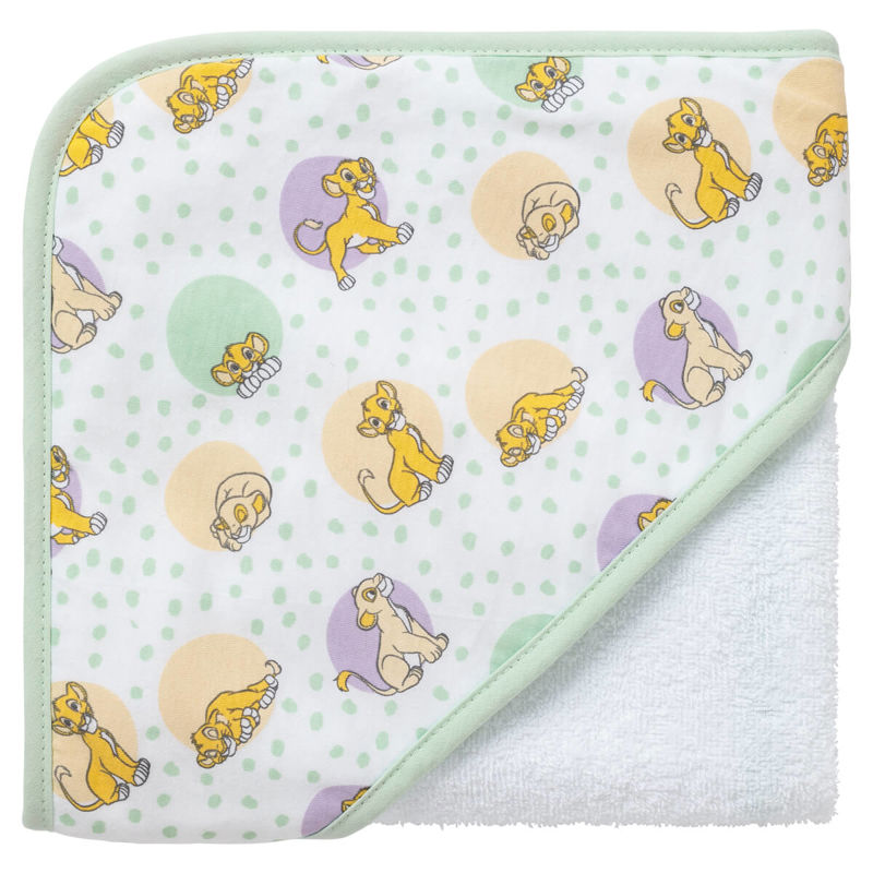 Cape de bain en éponge 75x75 cm Roi Lion Cosy Time, Disney Baby -