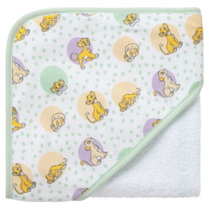 Cape de bain en éponge 75x75 cm Roi Lion Cosy Time, Disney Baby 1