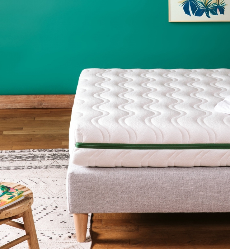 Housse de matelas Aloe R - Epaisseur 12cm - 90x190 cm