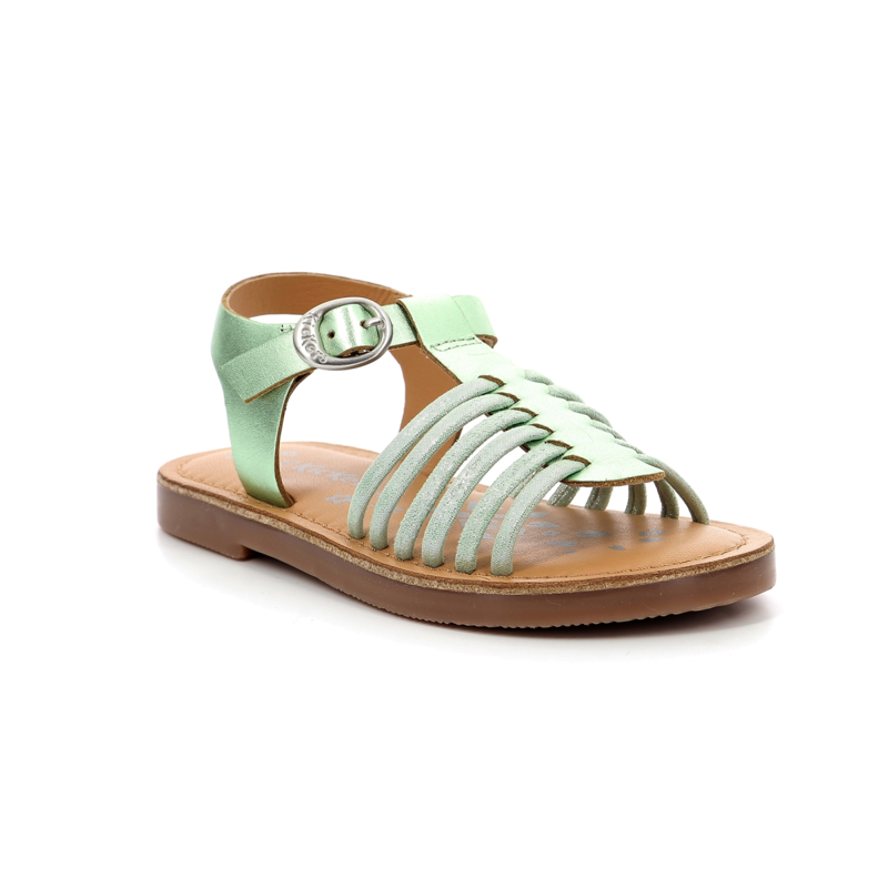 Kickers - Sandales cuir Premslim, Kickers - Fille