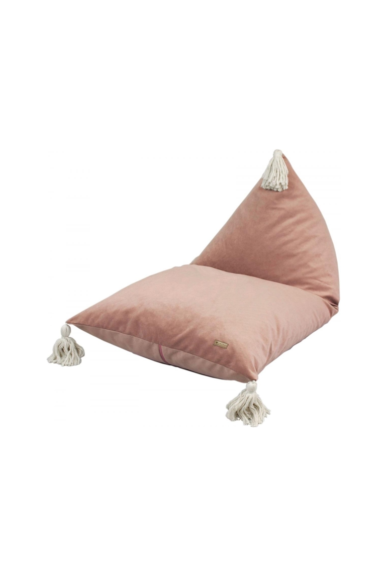 Pouf junior - couleur rose clair, Velinda 1