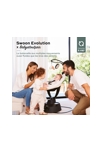 Balancelle multifonctions ultra confort à 360° Swoon Evolution Curl White, Babymoov 2