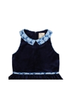 Robe qui tourne   velours    col fleuri   Hepburn, La Faute à Voltaire 4