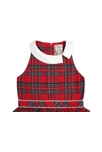 Robe de noël fille  carrx tartan rouge   Hepburn, La Faute à Voltaire 3