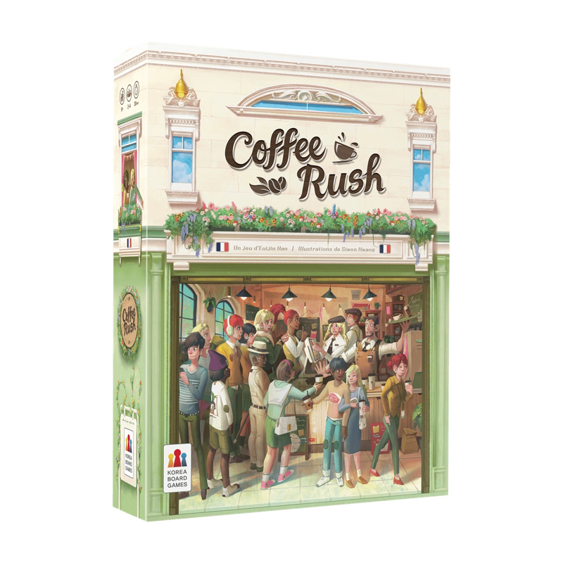 Asmodée - Jeu de gestion Coffee rush, Asmodee - - Dès 8 ans