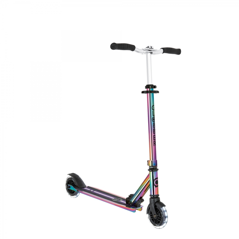 Globber - Trottinette 2 roues FLOW ELEMENT LIGHTS - Néochrome - - Dès 6 ans
