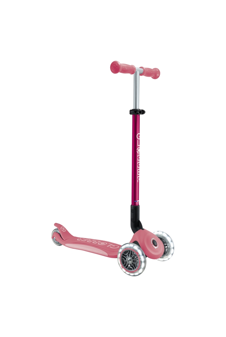 Trottinette PRIMO FOLDABLE PLUS LIGHTS - Rose pastel 1