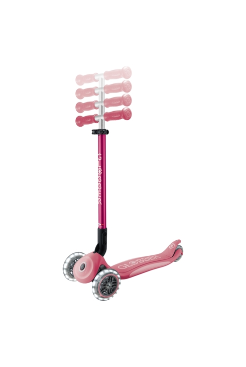 Trottinette PRIMO FOLDABLE PLUS LIGHTS - Rose pastel
