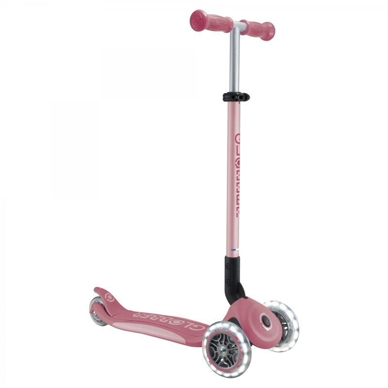 Trottinette PRIMO FOLDABLE PLUS LIGHTS V2 - Rose pastel -