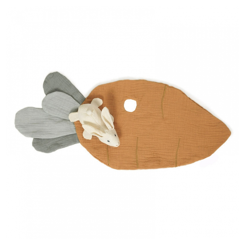 Egmont Toys - Doudou lapin en gaze de coton - - Dès la naissance