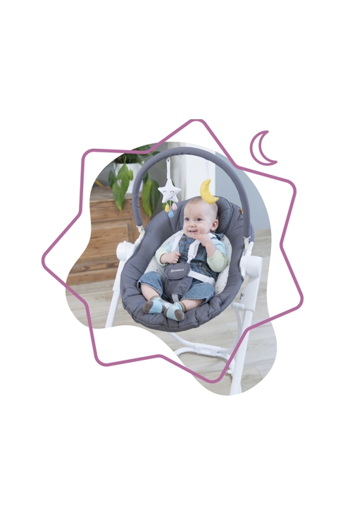 Transat en Hauteur et Arche de jeux Compact'up Moonlight, Badabulle