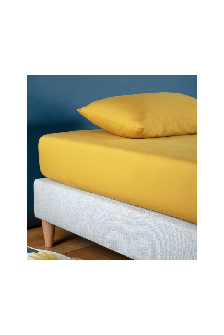 Drap housse pur Coton Bio 1 personne 1