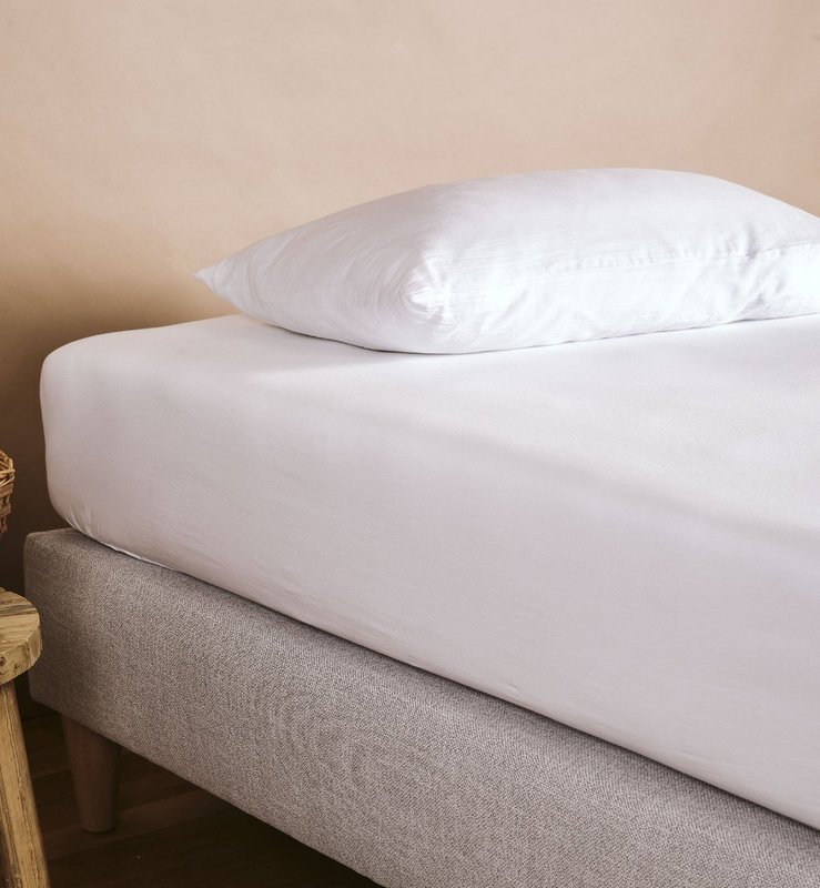 Drap housse pur coton bio 1 personne, Kadolis - 90x140 cm
