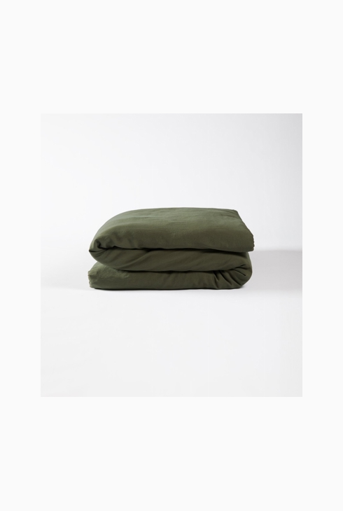 Housse de Couette bébé Satin de Coton Bio lavé