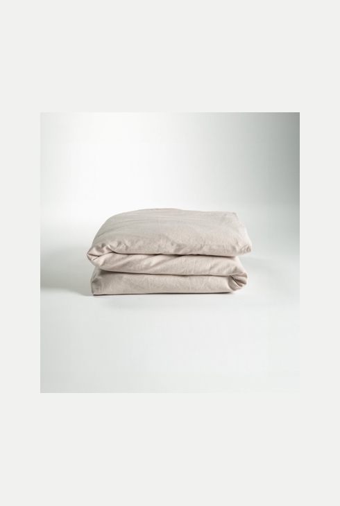 Housse de Couette bébé Satin de Coton Bio lavé