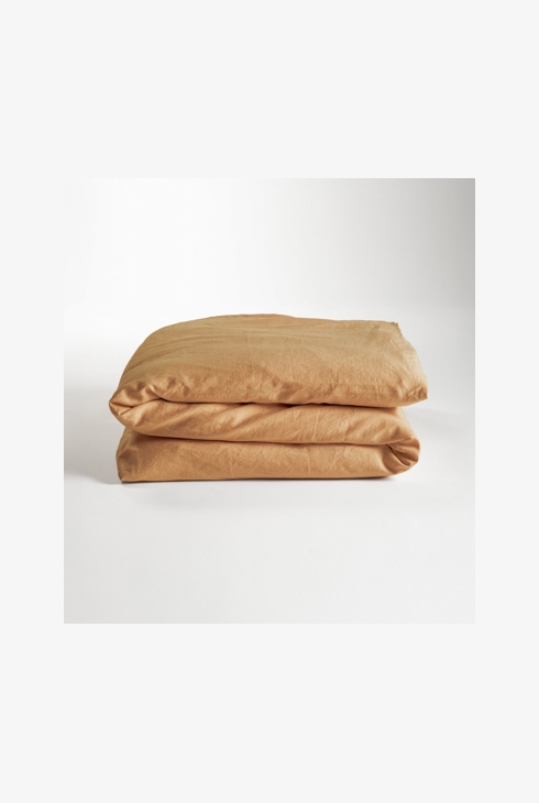 Housse de Couette Satin de Coton Bio lavé 1 personne
