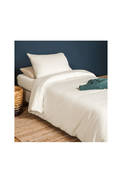 Housse de couette pur Coton Bio pour lit 1 personne