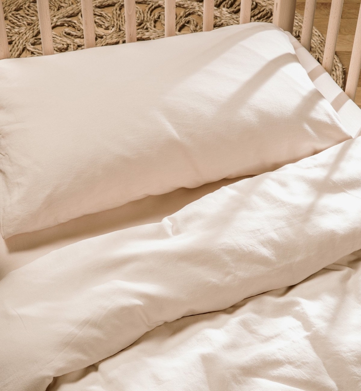 Housse de couette bébé pur coton bio, Kadolis -