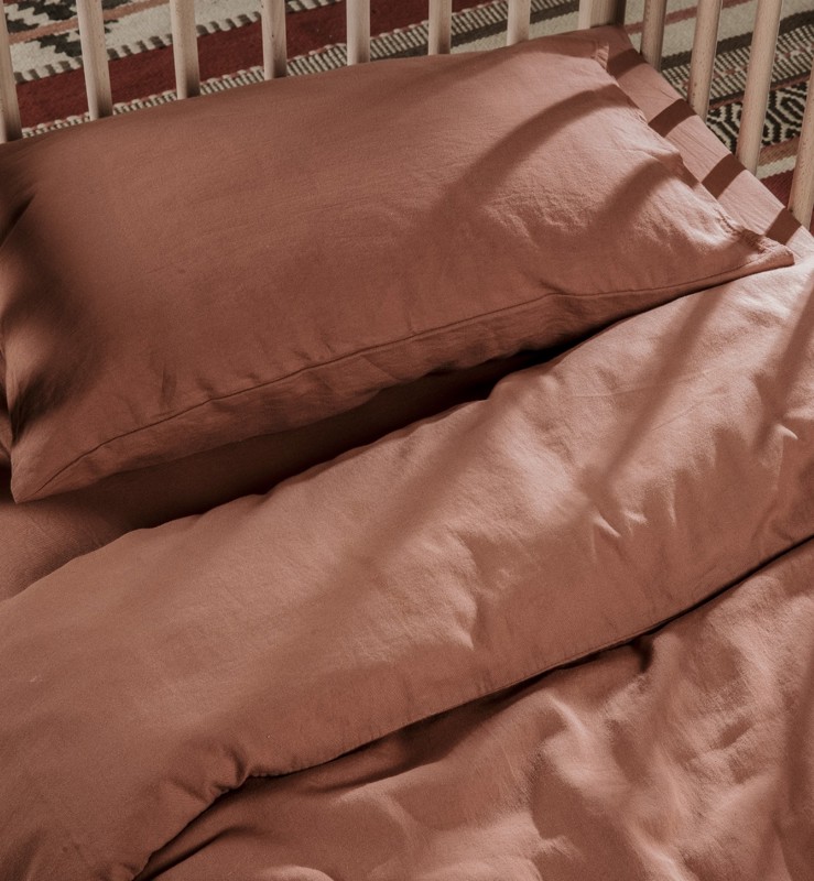 Housse de couette bébé pur coton bio, Kadolis - 100x140 cm