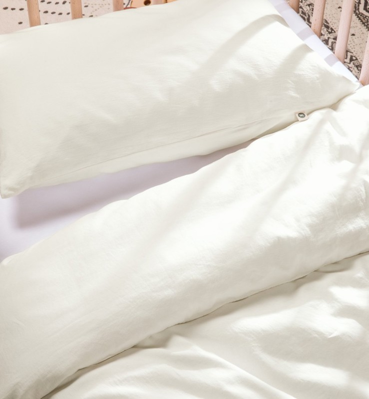 Housse de couette pur Coton Bio pour lit 1 personne - 140x150 cm