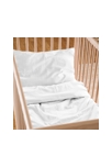 Drap housse bébé Satin de Coton Bio lavé 4