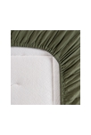 Drap housse bébé Satin de Coton Bio lavé 4