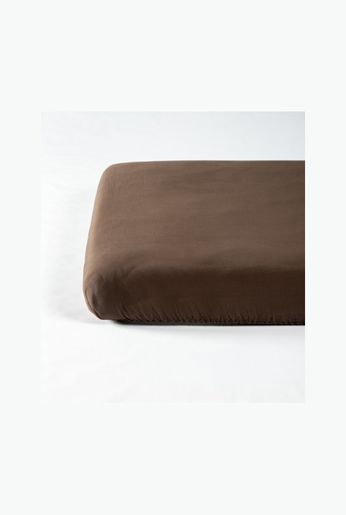 Drap housse bébé Satin de Coton Bio lavé